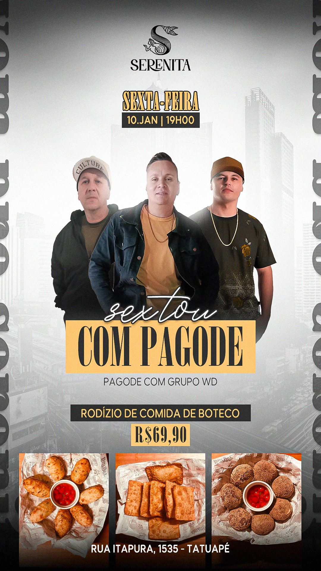 SERENITA – Pagode WD sexta 10 jan